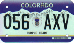 CO 2000 Purple Heart Motorcycle