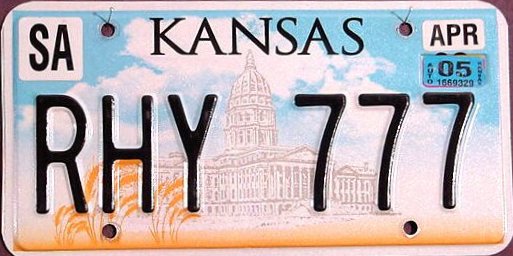 Nebraska License Plates: Wahoo!