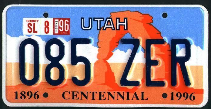 The 4 Basic North American License Plate Font Design Types