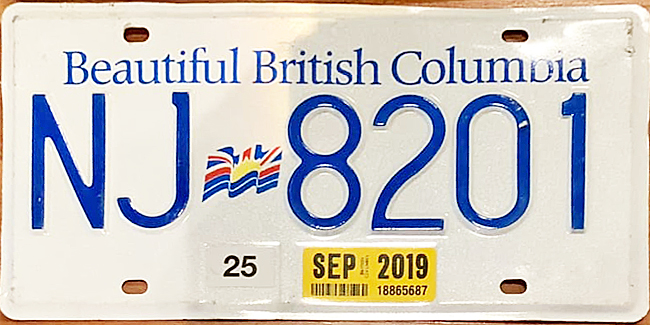 Vancouver British Columbia Canada Novelty Car License Plate 