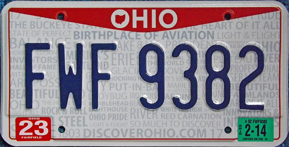 Ohio Handicapped License Plate