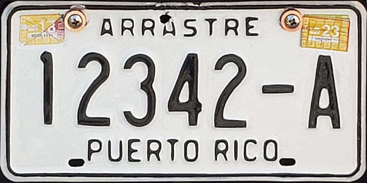 Puerto Rico 1986 Personalized Custom License Plate Car Motorcycle Bike 
