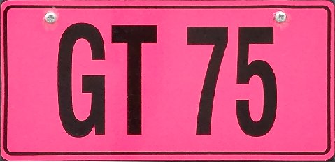 St Kitts License Plate 