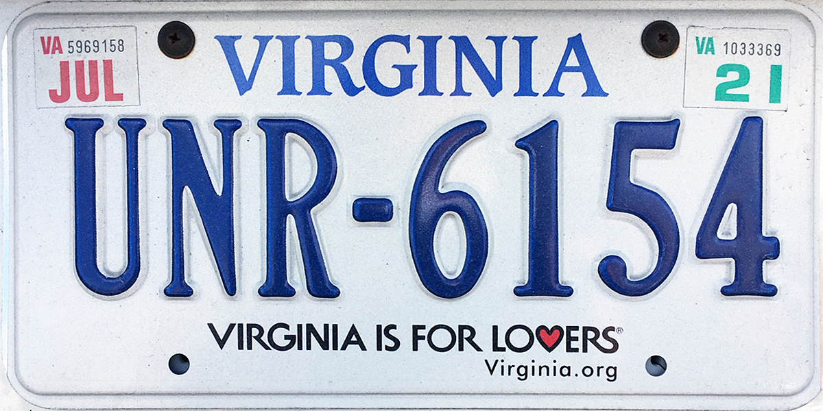 FileVirginia 2021 license plate.jpg Wikimedia Commons